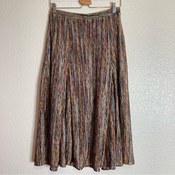 Anthropologie Maeve Multicolored Wynne Midi Skirt M - Picture 4 of 14